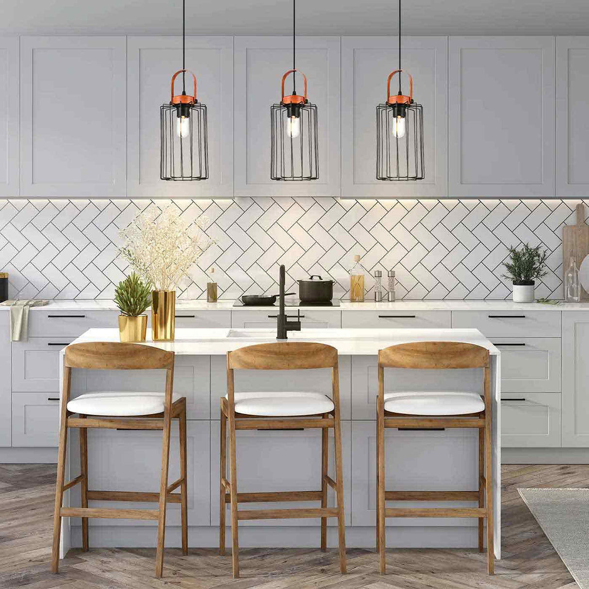 Lámpara Colgante Aymar Negro 16x16cm de Techo con Bombilla - Iluminacion | Bylmo