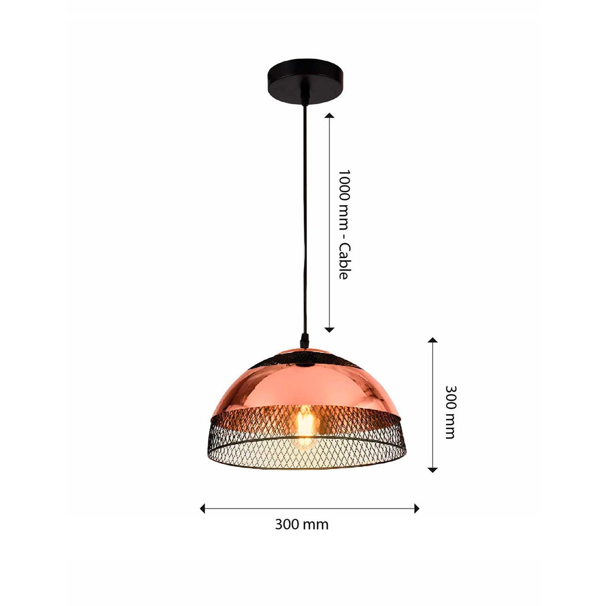 Lámpara Colgante Collage Negro 40x120cm de Techo con Bombilla - Iluminacion | Bylmo