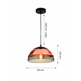 Lámpara Colgante Collage Negro 40x120cm de Techo con Bombilla - Iluminacion | Bylmo