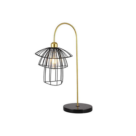 Lámpara de Mesa Flora Negro 25x65cm con Bombilla - Iluminacion | Bylmo