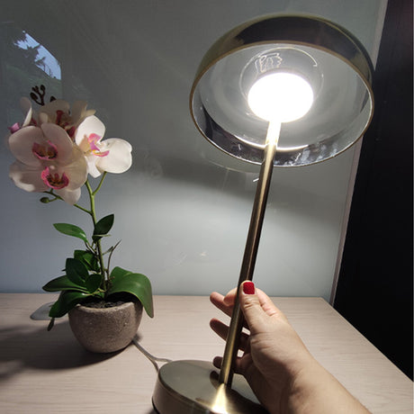 Lámpara de Mesa Scarlett Bronce 23x43cm sin Bombilla - Iluminacion | Bylmo