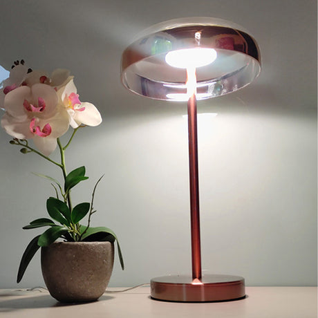 Lámpara de Mesa Scarlett Oro rosa 23x43cm sin Bombilla - Iluminacion | Bylmo