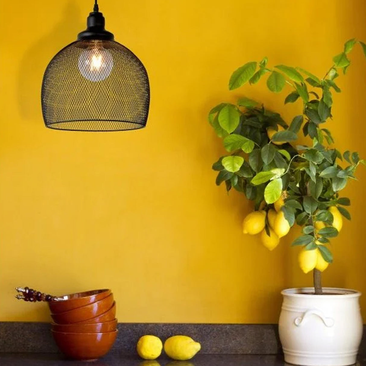 Lámpara Colgante Kimi Negro 28x120cm de Techo con Bombilla - Iluminacion | Bylmo