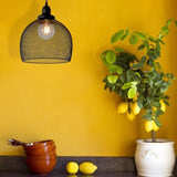 Lámpara Colgante Kimi Negro 28x120cm de Techo con Bombilla - Iluminacion | Bylmo