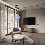 Lámpara Colgante Jacoba Transparente 20x120cm de Techo con Bombilla - Iluminacion | Bylmo
