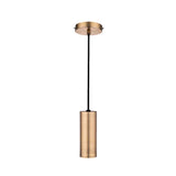 Lámpara Colgante Tita Dorado 10x93cm de Techo con Bombilla - Iluminacion | Bylmo