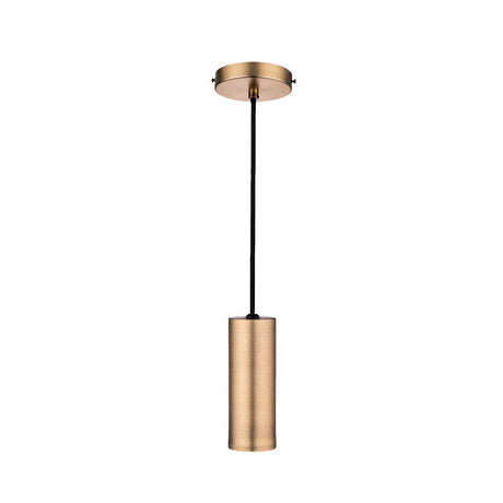 Lámpara Colgante Tita Dorado 10x93cm de Techo con Bombilla - Iluminacion | Bylmo