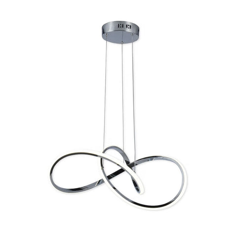 Lámpara Colgante Selene Cromado 40x118cm de Techo sin Bombilla - Iluminacion | Bylmo