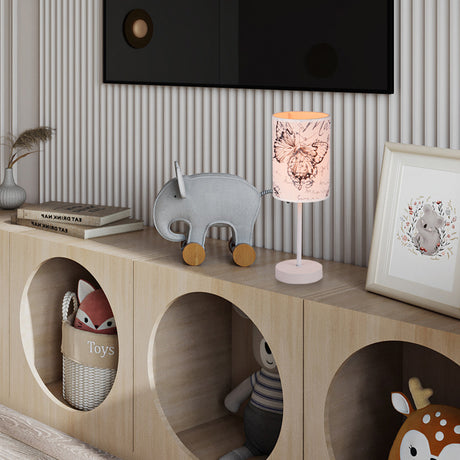 Lámpara de Mesa Mariposa Multicolor 14x40cm con Bombilla - Iluminacion | Bylmo