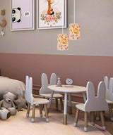 Lámpara Colgante Buho Multicolor 14x120cm de Techo con Bombilla - Iluminacion | Bylmo