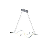 Lámpara Colgante Heros Blanco Cromado 100x150cm de Techo sin Bombilla - Iluminacion | Bylmo