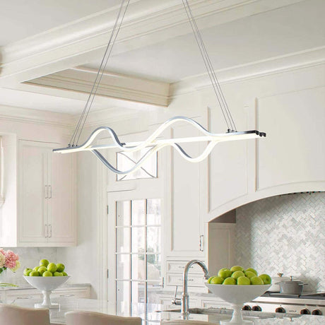 Lámpara Colgante Heros Blanco Cromado 100x150cm de Techo sin Bombilla - Iluminacion | Bylmo