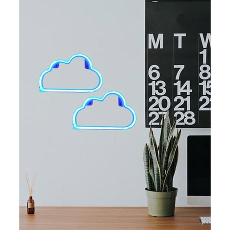 Lámpara de Pared Nube Transparente 29x3cm sin Bombilla - Iluminacion | Bylmo