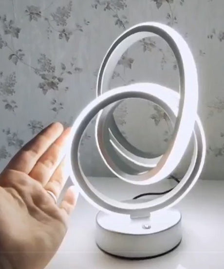 Lámpara de Mesa Bia Plateado 16x32cm sin Bombilla - Iluminacion | Bylmo