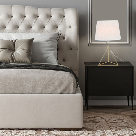 Lámpara de Mesa Xena Beige 20x40cm con Bombilla - Iluminacion | Bylmo