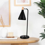 Lámpara de Mesa Clementina Negro 12x48cm con Bombilla - Iluminacion | Bylmo