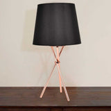 Lámpara de Mesa Yuga Negro 18x65cm con Bombilla - Iluminacion | Bylmo