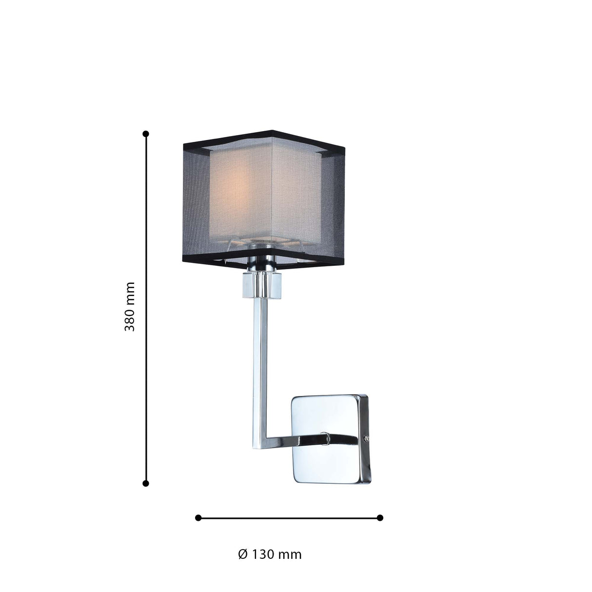 Lámpara de Pared Dafne Blanco 13x38cm con Bombilla - Iluminacion | Bylmo