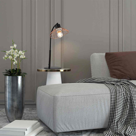 Lámpara de Mesa Angel Negro 16x48cm con Bombilla - Iluminacion | Bylmo