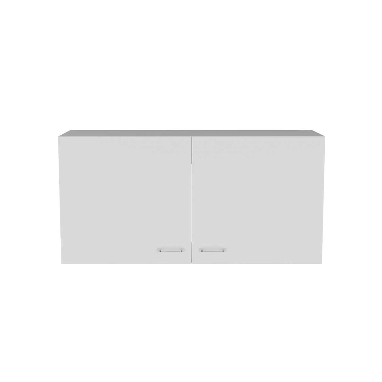 Gabinete Superior de Cocina Napoles Blanco 100x49cm con Dos Puertas - Muebles Superiores | Bylmo