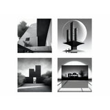 Set 4 Cuadros de Lienzo Arquitectónico 43x43cm Decorativos - Cuadros | Bylmo