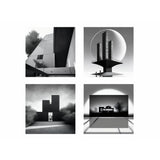 Set 4 Cuadros de Lienzo Arquitectónico 43x43cm Decorativos - Cuadros | Bylmo
