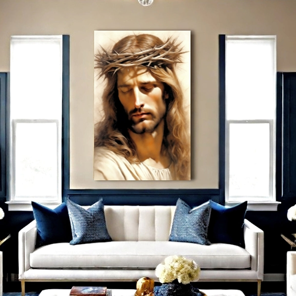 Cuadro de Lienzo Jesucristo 60x93cm Decorativo - Cuadros | Bylmo