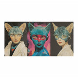 Cuadro de Lienzo Pop Felinas 72x36cm Decorativo - Cuadros | Bylmo