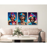 Cuadro de Lienzo Pop Mujeres 60x43cm Decorativo - Cuadros | Bylmo