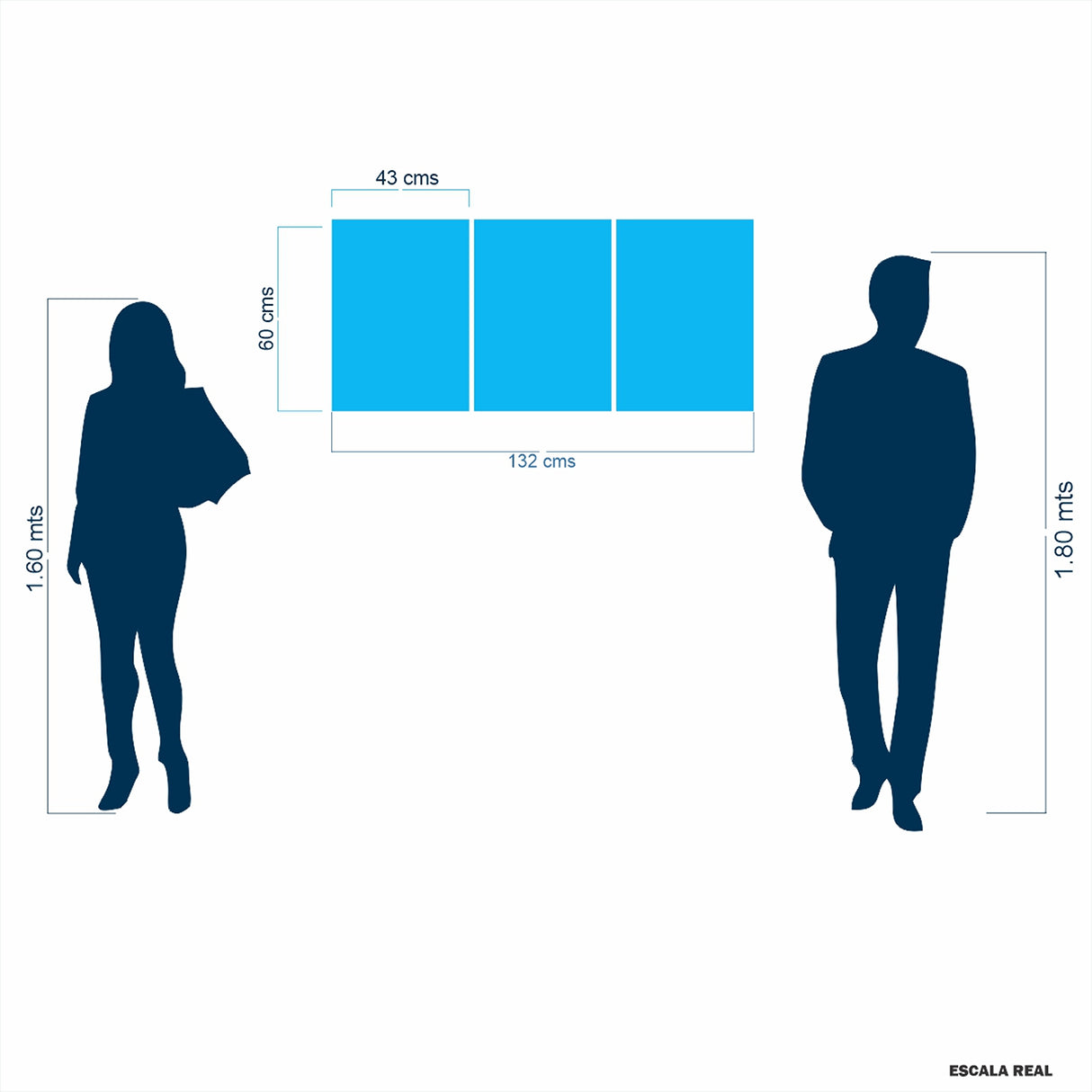 Set 3 Cuadros de Lienzo Determinación 43x60cm Decorativos - Cuadros | Bylmo