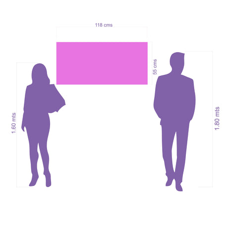 Cuadro de Lienzo Minimalista 118x55cm Decorativo - Cuadros | Bylmo