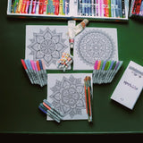 Set 3 Cuadros Para Pintar Mandalaz 26x26cm Decorativos - Cuadros | Bylmo