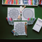 Set 3 Cuadros Para Pintar Mandalaz 26x26cm Decorativos - Cuadros | Bylmo