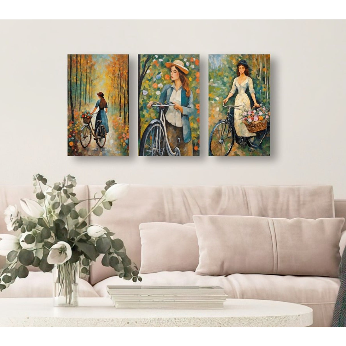 Set 3 Cuadros de Lienzo Clasic 43x60cm Decorativos - Cuadros | Bylmo