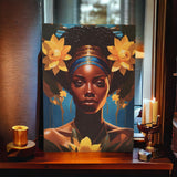 Cuadro de Lienzo Reina Dorada 60x43cm Decorativo - Cuadros | Bylmo