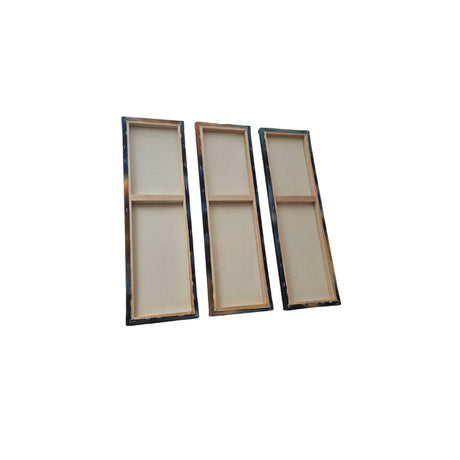 Set 3 Cuadros de Lienzo Noches De Luna 18x60cm Decorativos - Cuadros | Bylmo