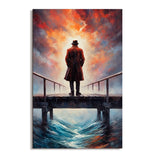 Cuadro de Lienzo Crepúsculo Solitario 110x80cm Decorativo - Cuadros | Bylmo