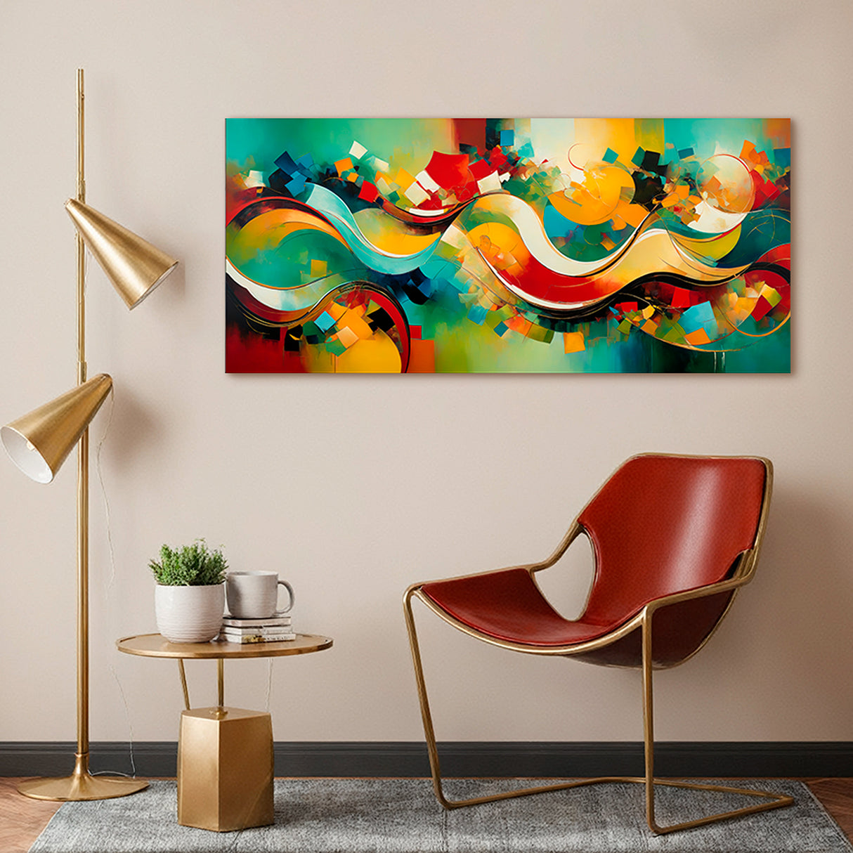 Cuadro de Lienzo Decorativo Aurora 118x55cm - Cuadros | Bylmo