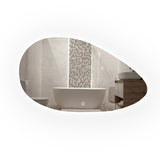 Espejo Led Ovalado De Pared Moderno 100x60cm Sin Marco - Espejos Decorativos | Bylmo