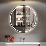 Espejo Led Redondo Moderno 60x60cm Sin Marco - Espejos Decorativos | Bylmo