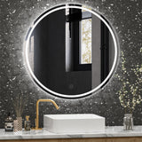 Espejo Led Redondo Moderno 60x60cm Sin Marco - Espejos Decorativos | Bylmo