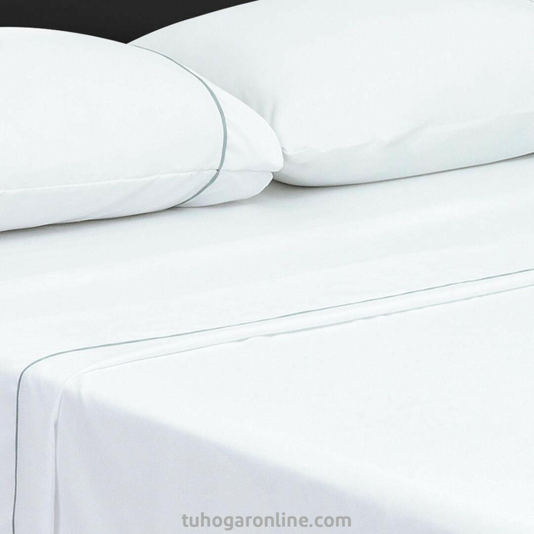 Juego de Sabanas Basic Blanco para Cama Semidoble 120 X 190 Cm Fondo Entero - Sabanas | Bylmo
