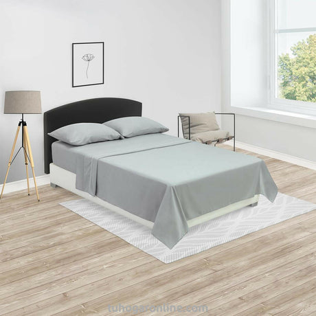 Juego de Sabanas Basic Gris para Cama Queen 160 X 190 Cm Fondo Entero - Sabanas | Bylmo