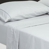 Juego de Sabanas Basic Gris Claro para Cama Doble 140 X 190 Cm Fondo Entero - Sabanas | Bylmo