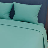 Juego de Sabanas My House Verde Menta para Cama Semidoble 120 X 190 Cm Fondo Entero - Sabanas | Bylmo