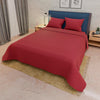 Juego De Sabanas My House Rojo Para Cama King 200 X 200 Cm Fondo Entero