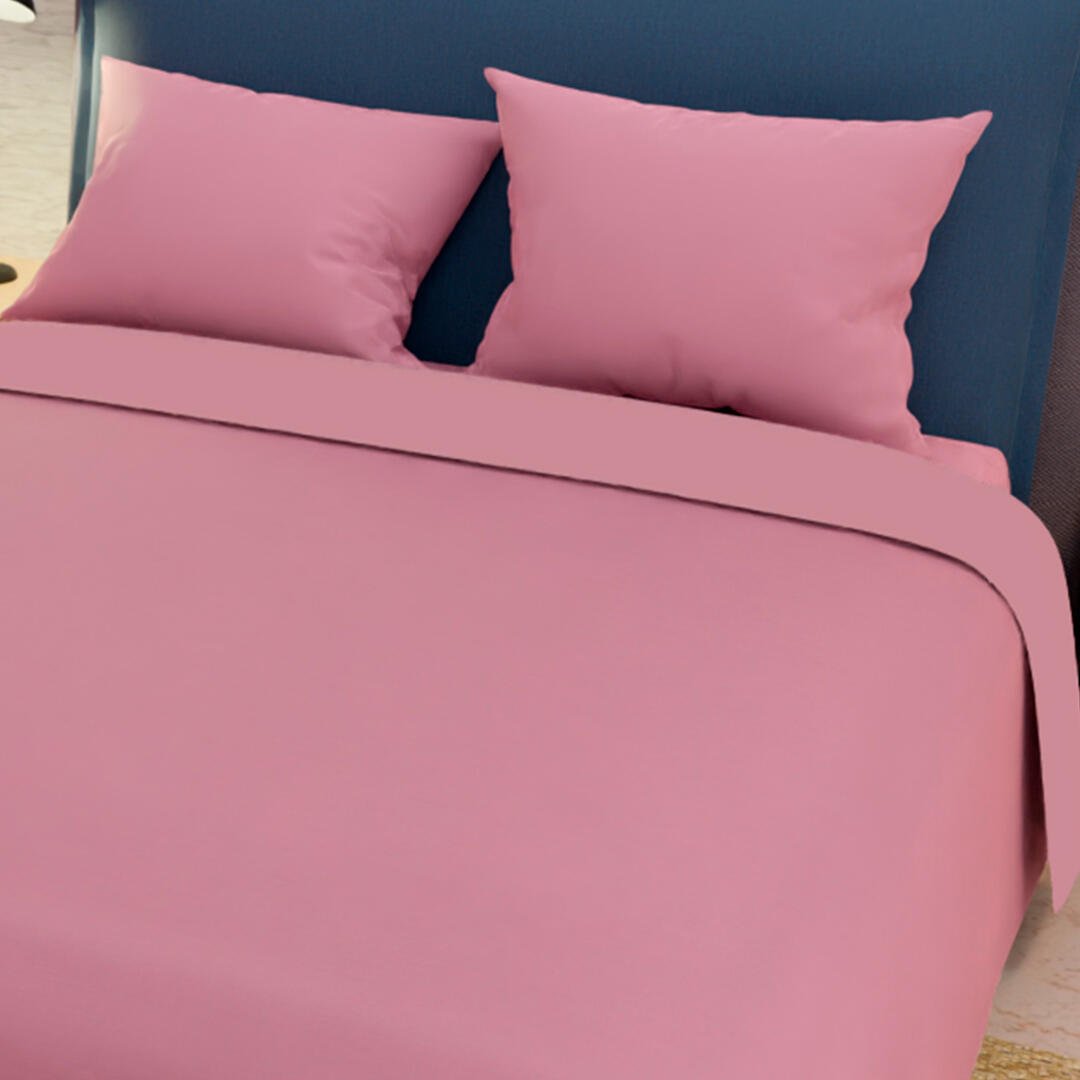 Juego de Sabanas My House Fucsia para Cama Doble 140 X 190 Cm Fondo Entero - Sabanas | Bylmo