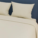 Juego de Sabanas Elegant Crema para Cama King 200 X 200 Cm Fondo Entero - Sabanas | Bylmo