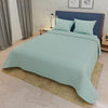 Juego De Sabanas Elegant Verde Menta Para Cama King 200 X 200 Cm Fondo Entero