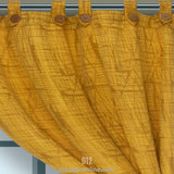 Cortina Yacar Dorado 265x215cm Horizontal Botón - Cortinas y Persianas | Bylmo